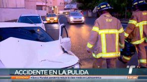 Accidente de tránsito en la Pulida deja a dos heridos