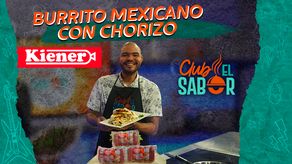 Receta: Burrito mexicano con chorizo Kiener