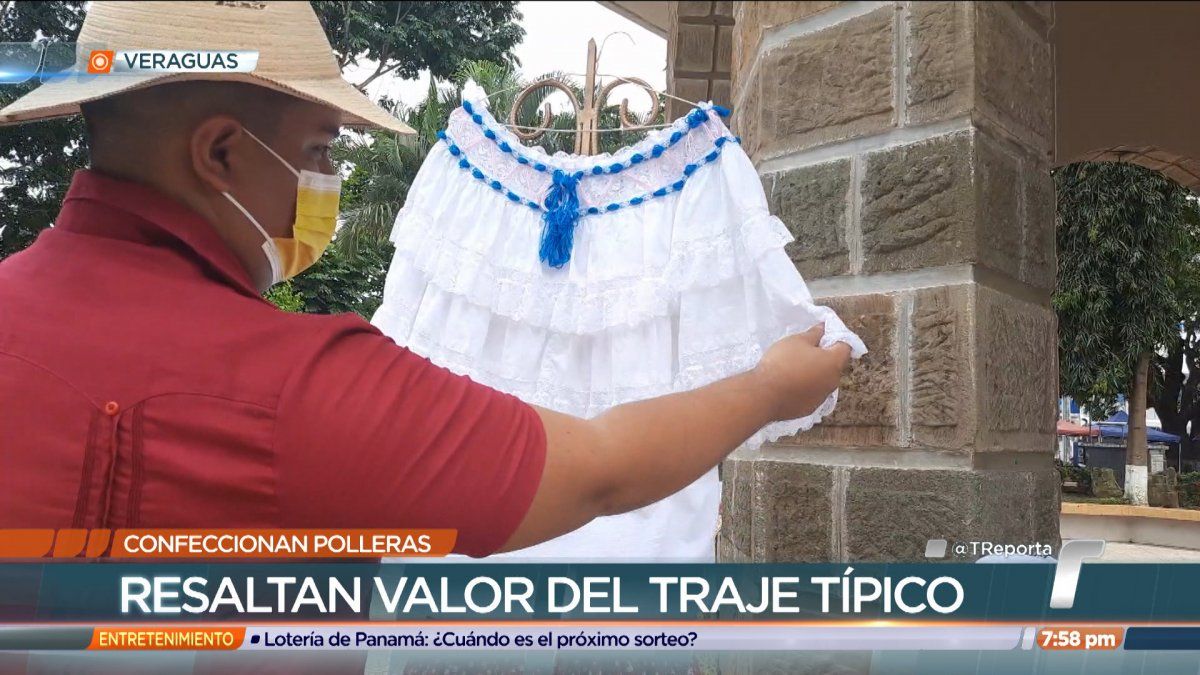 Artesanos en Veraguas resaltan el valor de sus trajes tipicos