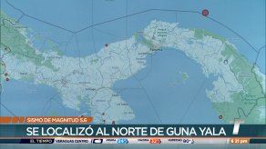 Sismo de magnitud 5.6 remeció Panamá este lunes 28 de agosto