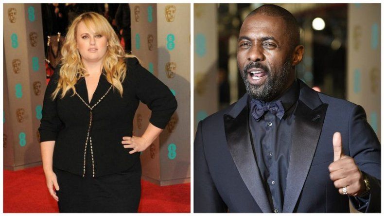 Rebel Wilson aprovechó la gala de los BAFTA para flirtear con Idris Elba