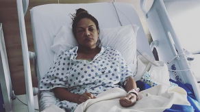 Sandra Sandoval es hospitalizada debido a una fuerte infección ocular