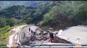 Colapsa la carretera hacia Cerro Otoe