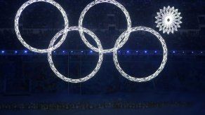 TV rusa: Imágenes grabadas de aros olímpicos
