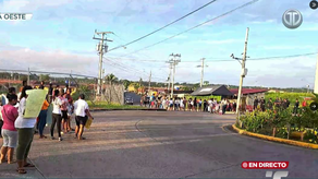 Cierre y protesta en Panamá Oeste