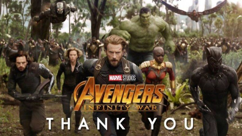 Avengers: Infinity War se estrenará en todo el mundo el 27 de abril