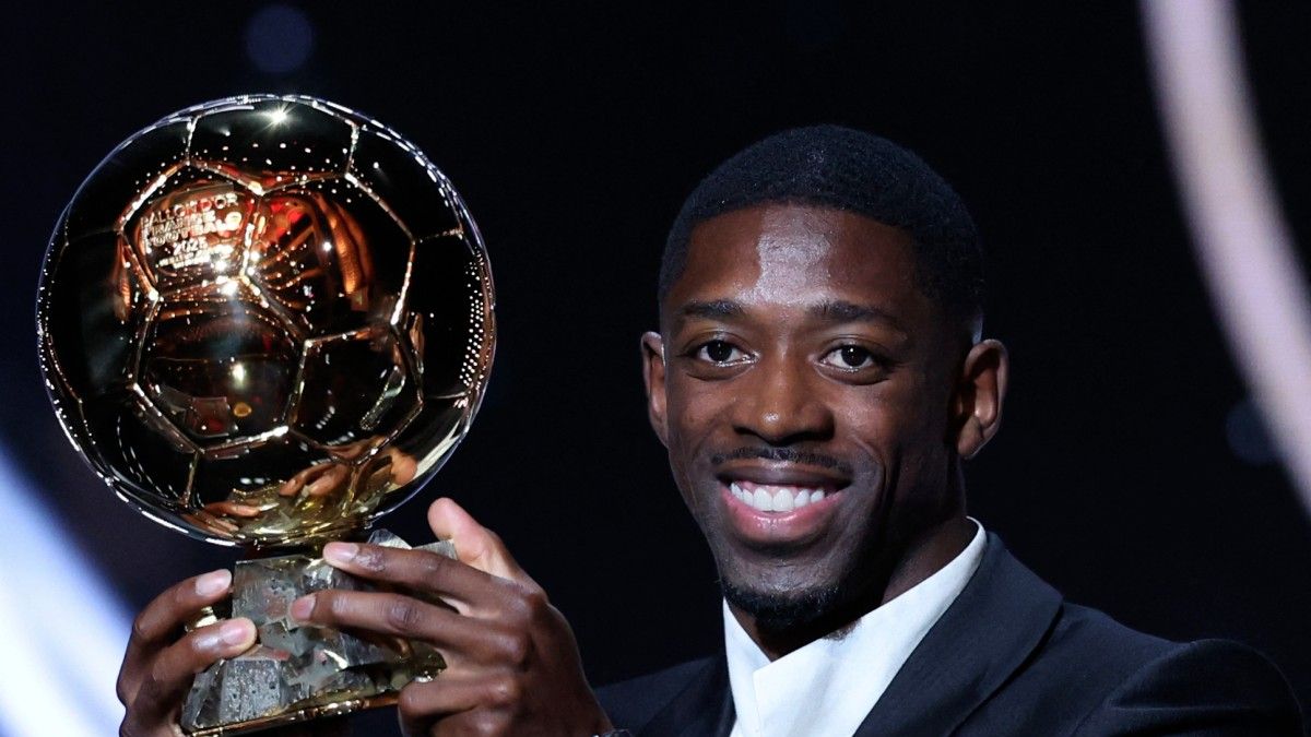 Ousmane Dembélé gana su primer Balón de Oro.