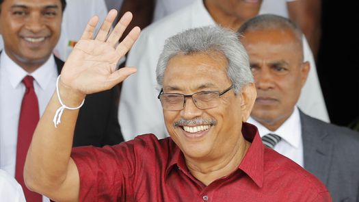 Gotabaya Rajapaksa, expresidente de Sri Lanka.