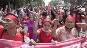 Las protestas se intensifican en Birmania y aumentan los arrestos