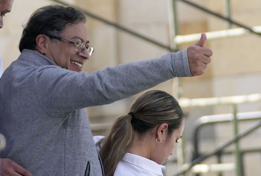 El izquierdista Gustavo Petro﻿.