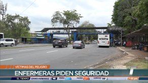 Enfermeras piden seguridad en el puente peatonal de la CSS en vía Transístmica