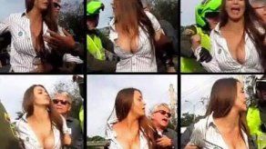 Colombia: Investigarían a modelo que irrespetó a policías