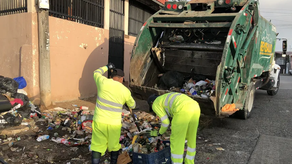 Recolección de basura en San Miguelito