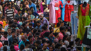 India como el país más poblado del mundo.