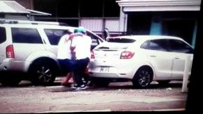 Momento de la captura de Gilberto Ventura Ceballos