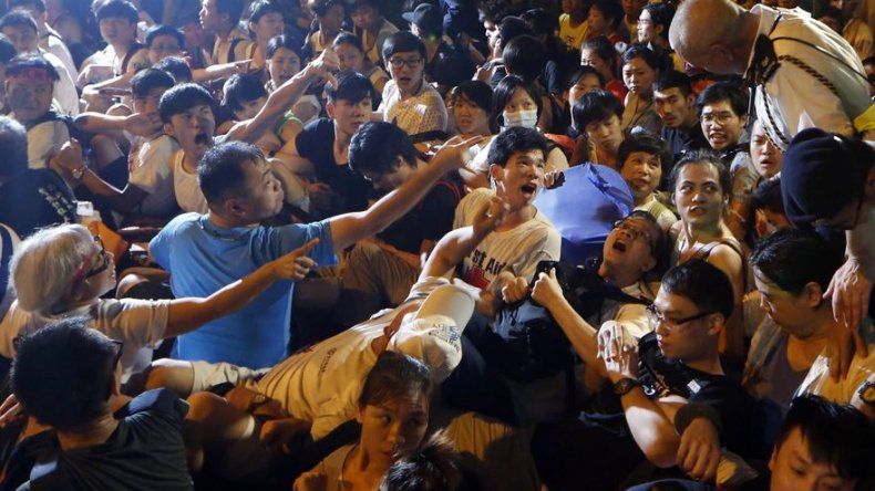 Detenidos los organizadores de la manifestación prodemocrática en Hong Kong