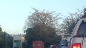 Moradores del 20 protestaron en Colón