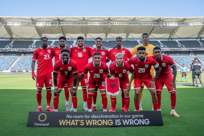 Selección de Panamá en la Copa Oro 2025.