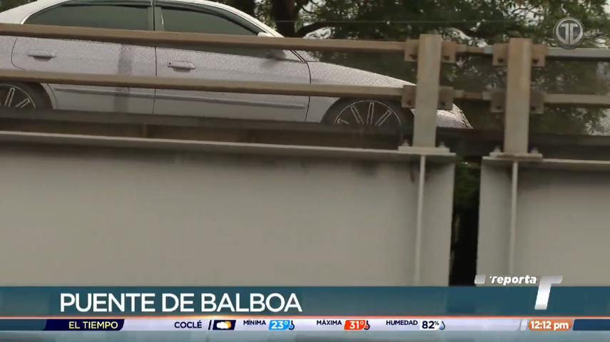 Puente Balboa en pésimo estado: Conductores piden al MOP reparaciones