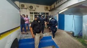 La unidad policial fue trasladada de urgencia a la ciudad de Panamá.