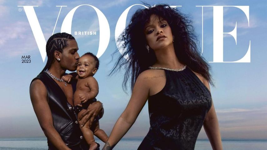 Rihanna muestra a su hijo por primera vez y anuncia nuevo disco