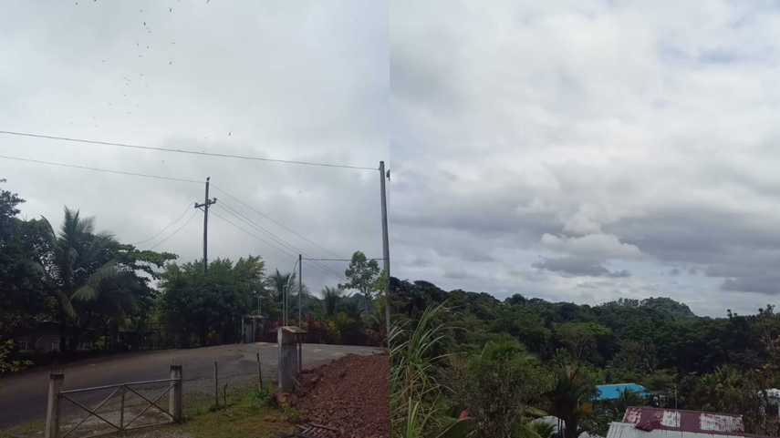 El SINAPROC informó que en el Caribe panameño se pronostican lluvias.