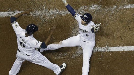 Aguilar y Cerveceros vencen 7-2 a Dodgers, habrá séptimo juego