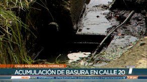Preocupación de residentes de El Chorrillo por acumulación de basura y calles anegadas