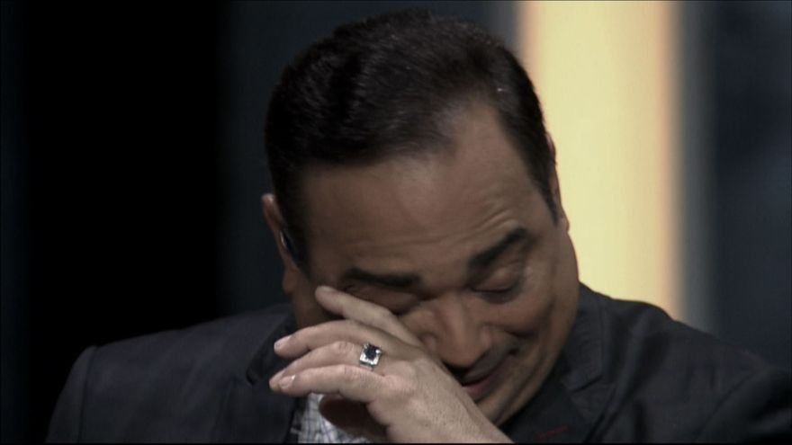 Gilberto Santa Rosa no contuvo las lágrimas tras sorpresa