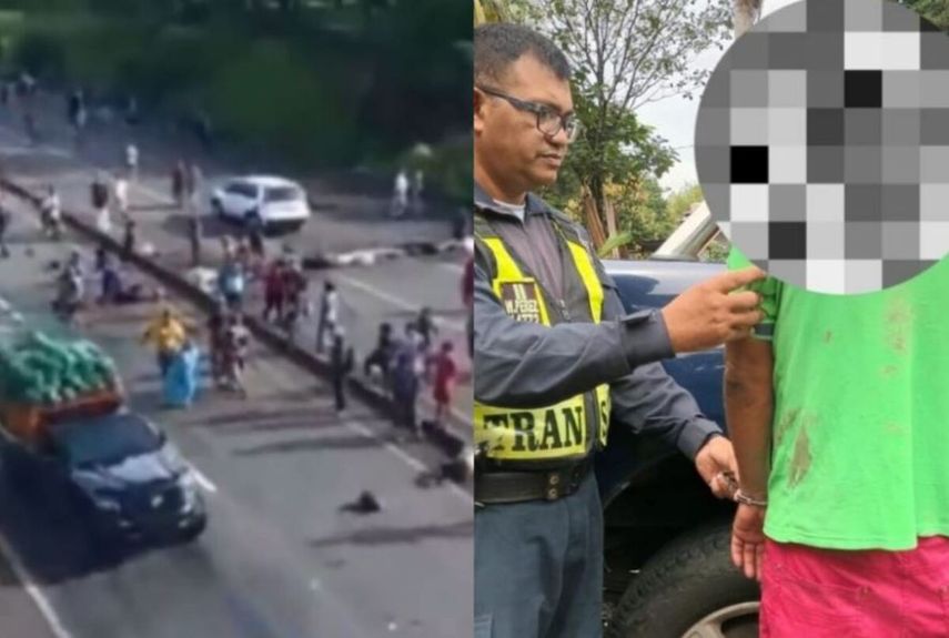 Los conductores que protagonizaron los atropellos ya se encuentran aprehendidos.