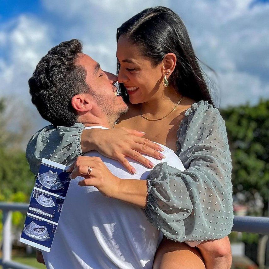 Desirée Lasso y Luis Alberto se encuentran en la dulce espera