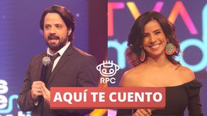 Andrés Morales y Patty Lezcano, presentadores de Aquí te cuento.
