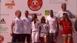 España: Eva Longoria colabora con caminata para niños con cáncer