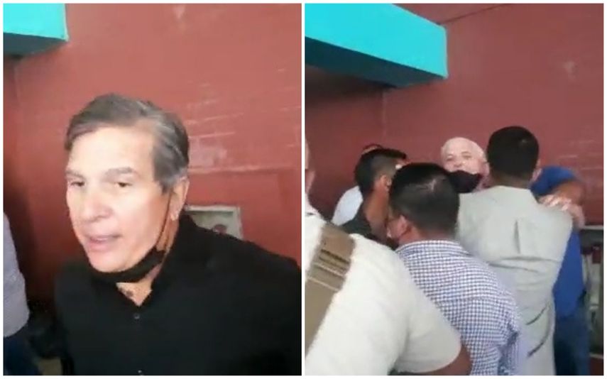 Incidente en la sede del Sistema Penal Acusatorio por intercambio de palabras entre Ricardo Martinelli y José Luis Varela.
