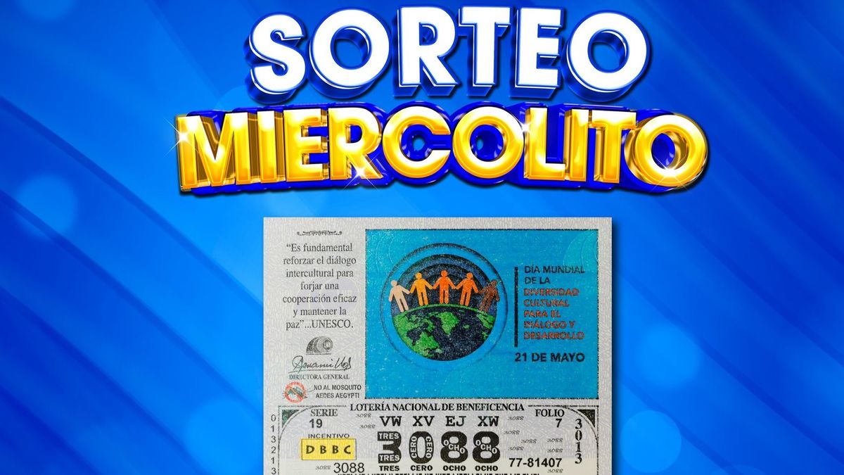 Sorteo del miércoles 21 de mayo de 2025