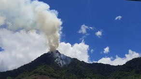 Incendio en Cerro Punta