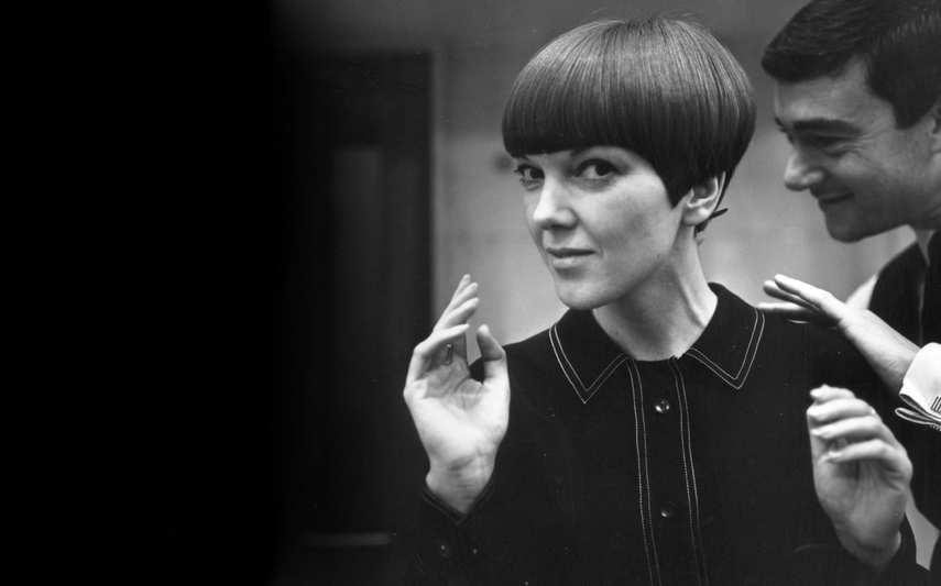 Mary Quant en su juventud.