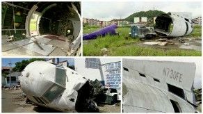 Avión abandonado en lote baldío es potencial criadero de mosquitos