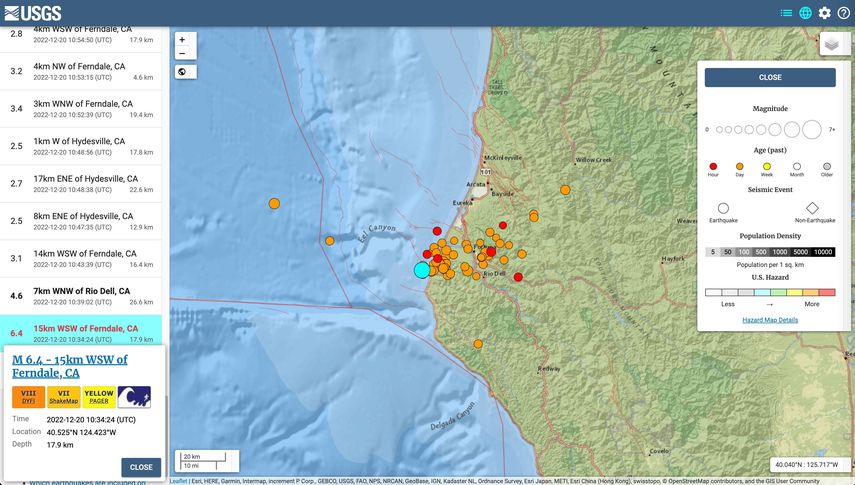 California es sacudida regularmente por sismos y los expertos advierten sobre la posibilidad de un terremoto capaz de causar una destrucción generalizada en los próximos 30 años.