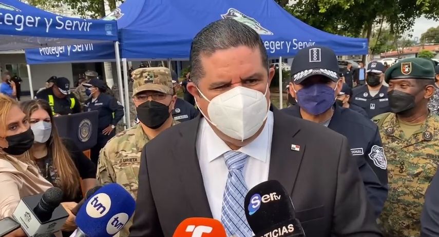 El ministro de Seguridad Pública de Panamá