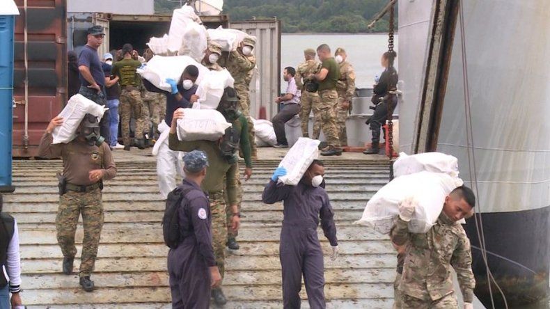 Incineran más de 20 toneladas de droga en cerca a la desembocadura del Río Bayano