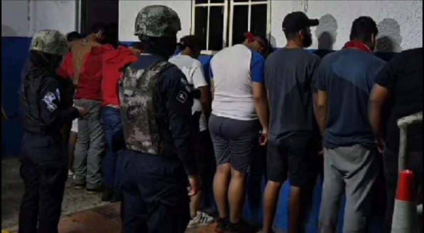 Personas detenidas durante protestas contra el contrato Ley entre el Estado y Minera Panamá