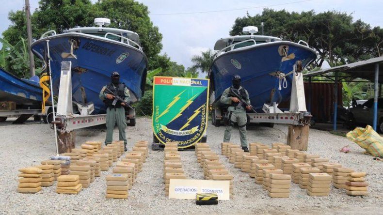 Incautan 362 paquetes de drogas cerca de isla Taboguilla