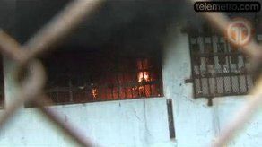 Incendio fue iniciado por bombas lacrimógenas