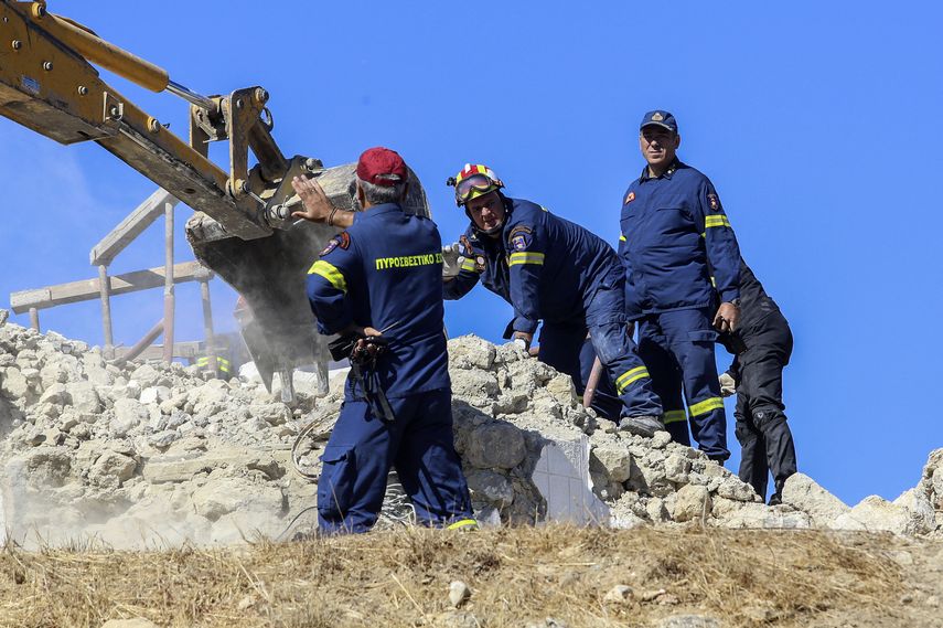 El epicentro del terremoto se registró a 346 kilómetros al sur de Atenas
