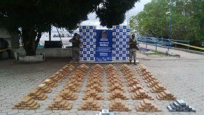 Hallan 613 kilos de cocaína escondidos en selva de Colombia