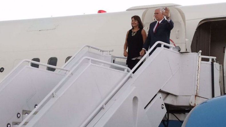 Vicepresidente de EEUU llega a Panamá para reunirse con Varela