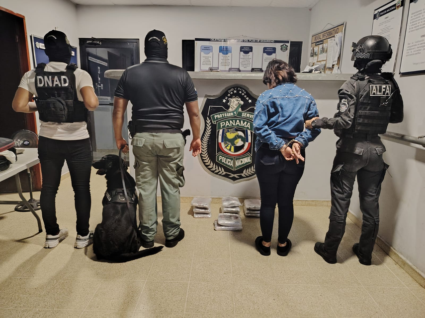 Policía Nacional aprehende a una mujer&nbsp;