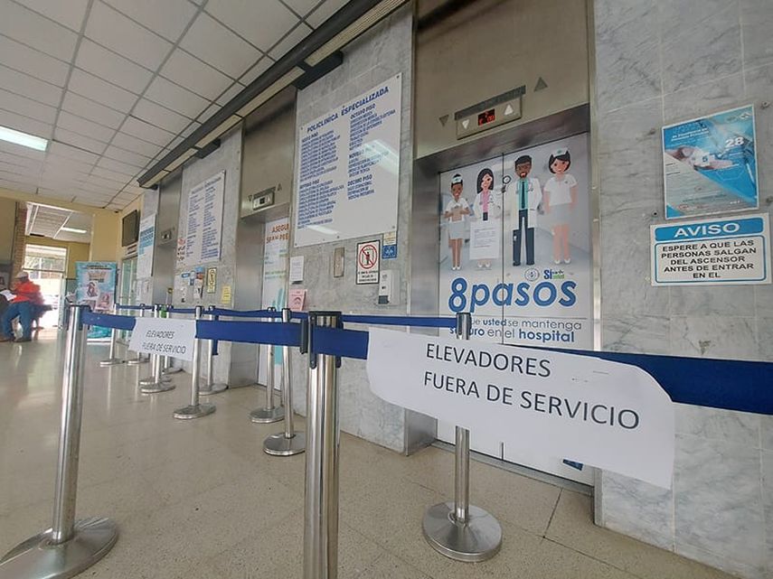 CSS informa sobre incidencia en elevadores del Complejo Hospitalario
