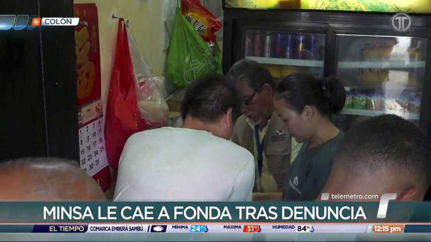 Alimentos en estado de descomposición encontrados por el MINSA en restaurante en Colón.